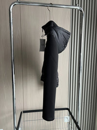 Kurtka Czarna Hybrid Puffer & Softshell